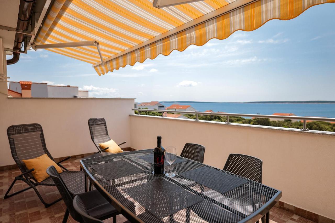 Chill 4 Real Sea View Mandre Apartment Bagian luar foto